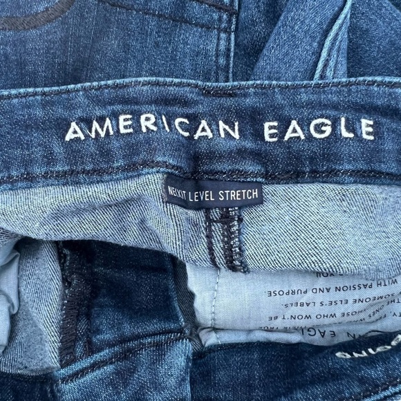 American Eagle Outfitters Junior's Curvy Highest Rise Jeggings Size 8 Short - Picture 2 of 6